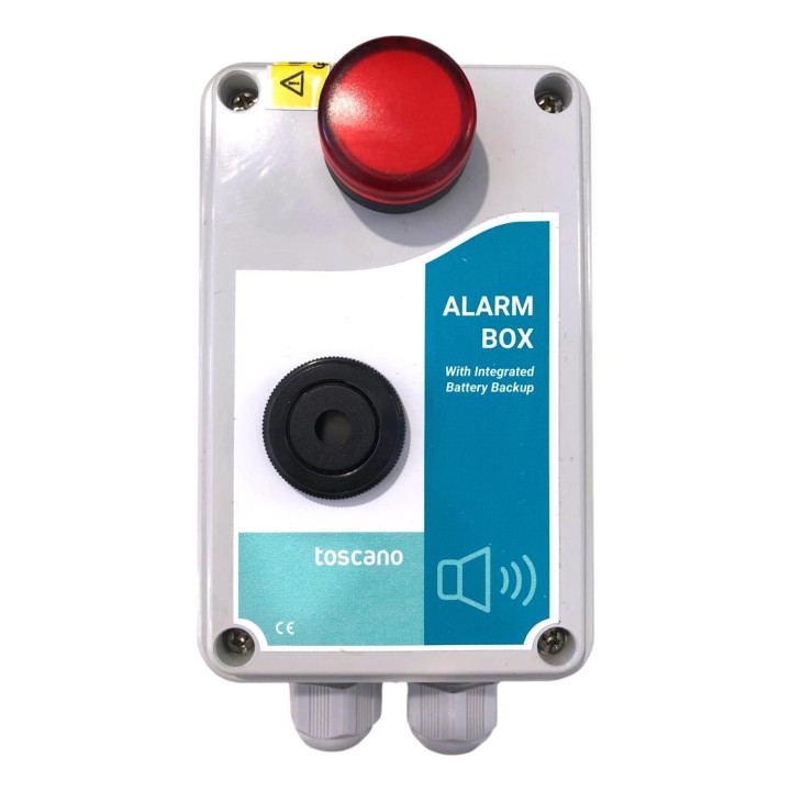 COFFRET ALARME-BOX 230VAC - BUZZER 90DB