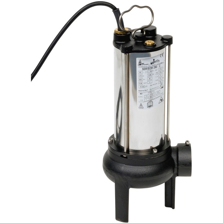 SEMISOM S. 490 AUT. MONO (10mt.)     230V - 1,1 kW - Sortie Verticale